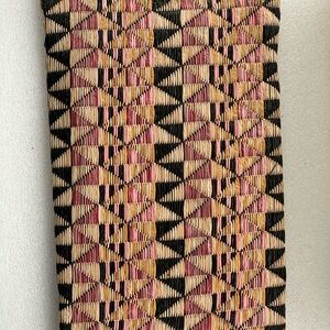 Multi color clutch 👛(burgundy, pink, black & tan) used slight leather peeling